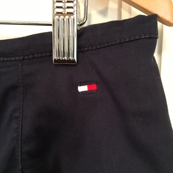 Tommy Hilfiger crisp stretch cotton navy skort 10 - Picture 6 of 9